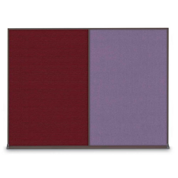 Double Door Radius Corkboard, 60"X36", B